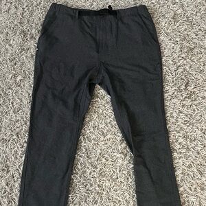 Goodfellow & Co Men’s Dark Gray Taper Conico Pants With Belt Size 34 X 32